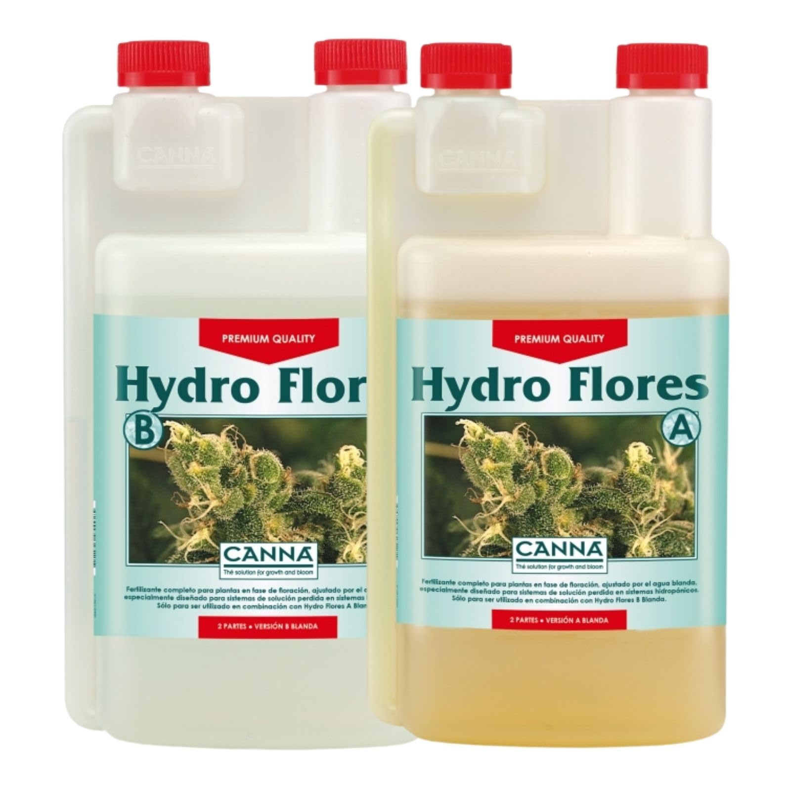 Weedness Canna Hydro Flores A&B 5 litrów - faza kwitnienia hydrokultury nawóz nawóz do hydrokultury nawadnianie nawóz płynny organiczny Grow Bio nawóz naturalny