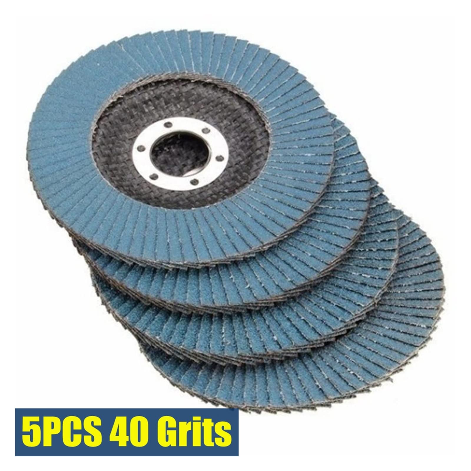 Tarcze szlifierskie Podkładki, tarcza szlifierska, 5 szt. 115/125 mm Tarcza szlifierska Podkładka ścierna Tarcza listkowa 40/60/80/120 Ściernice ścierne do szlifierki kątowej Polerowanie metalu (kolor