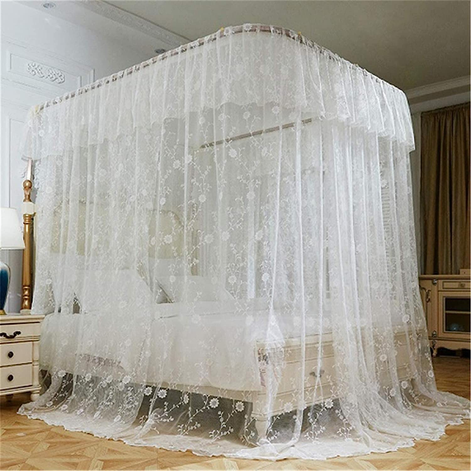 Tente moustiquaire lit 1,5x2,0m pour créer un ciel de lit cosy