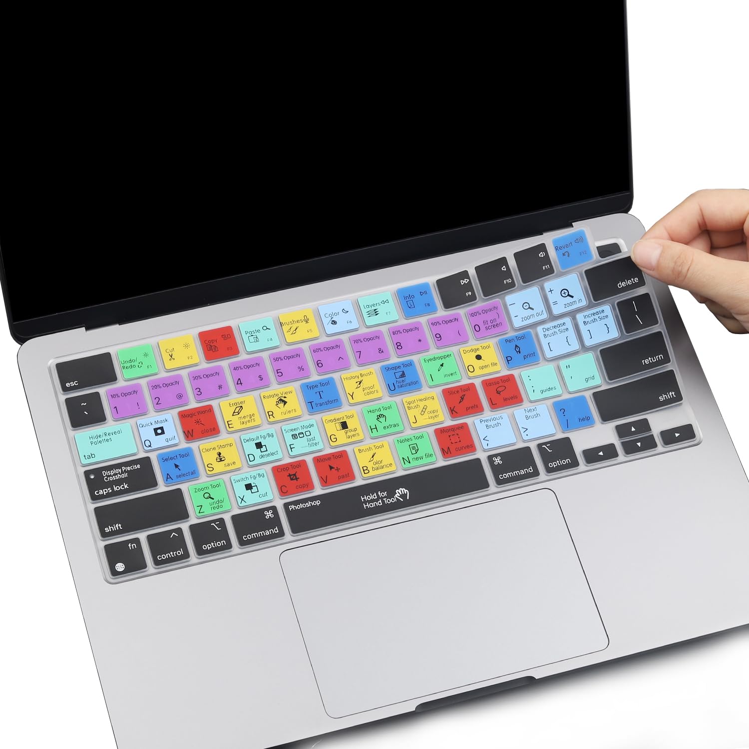 Photoshop Shortcut Keyboard Cover Skin for MacBook Air/Pro 13-16