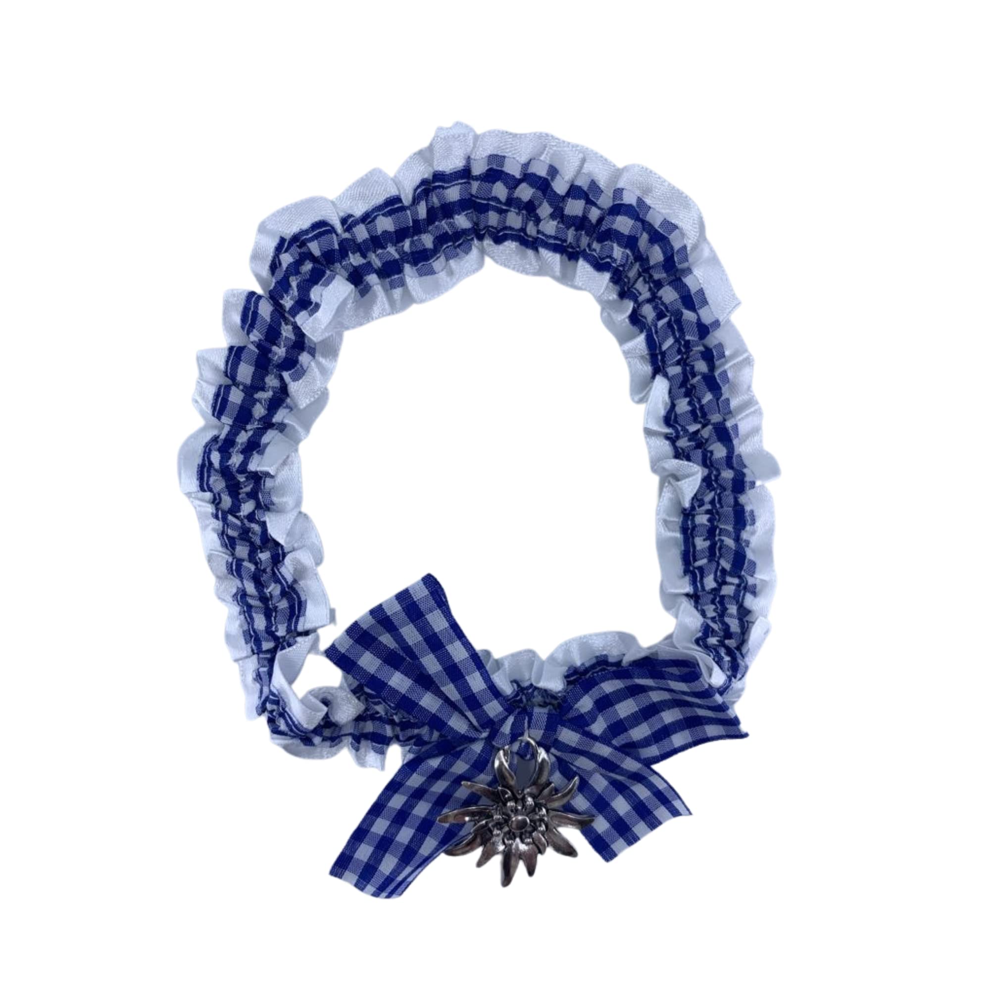 Essence of Europe Gifts Bavarian Pattern Collar with Edelweiss Pendant