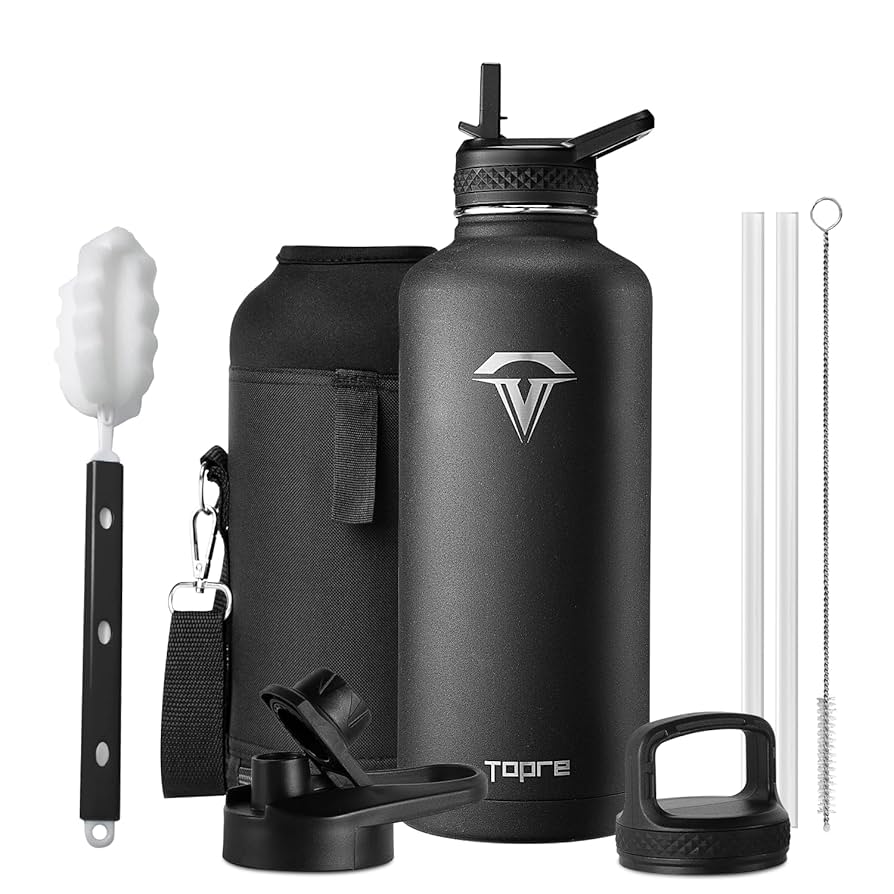 Amazon.com: Topre Insulated Water Bottle 87 oz, Stainless