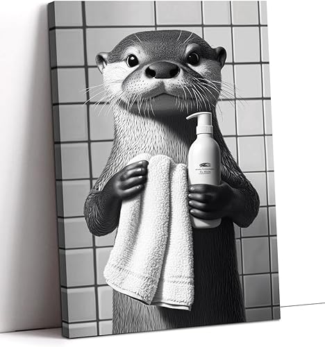 Miniatura 7 de Lienzo decorativo para pared, decoración de baño, esqueleto sentado en el inodoro, leyendo el periódico, imagen divertida de calavera, obra de arte