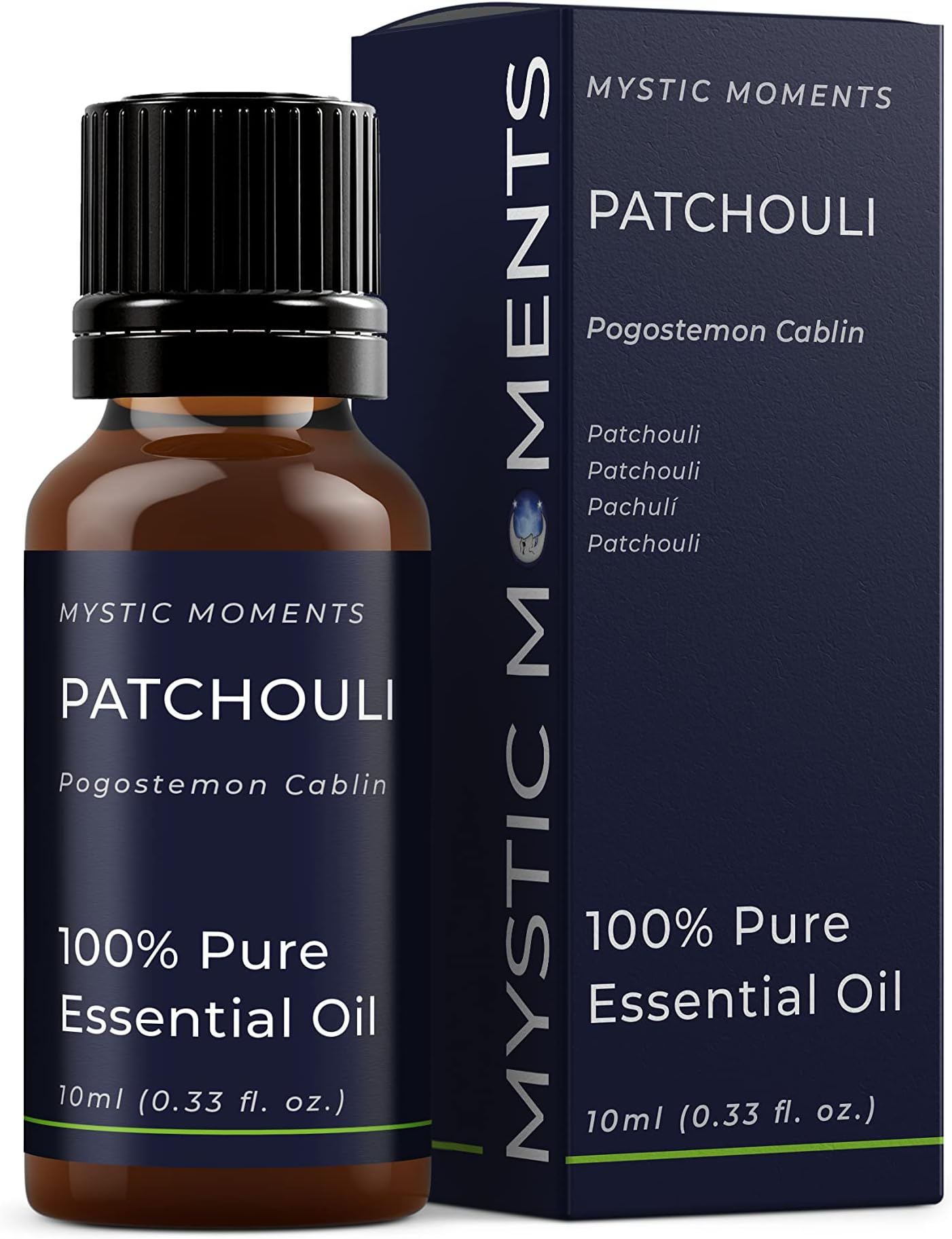 Patchouli Essential Oil (Pogostemon cablin) 10ml | Rich Earthy Woody Aroma for Grounding Aromatherapy & Long-Lasting Diffuser Blends | Vegan & Natural