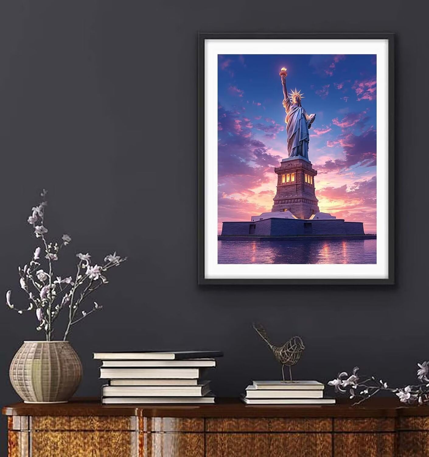 YSCOLOR Diamond Painting 5D Fai Da Te: La Statua Della Libertà 30x40cm, Kit Completo Con Tela E Diamanti – Regalo Creativo Antistress - 2