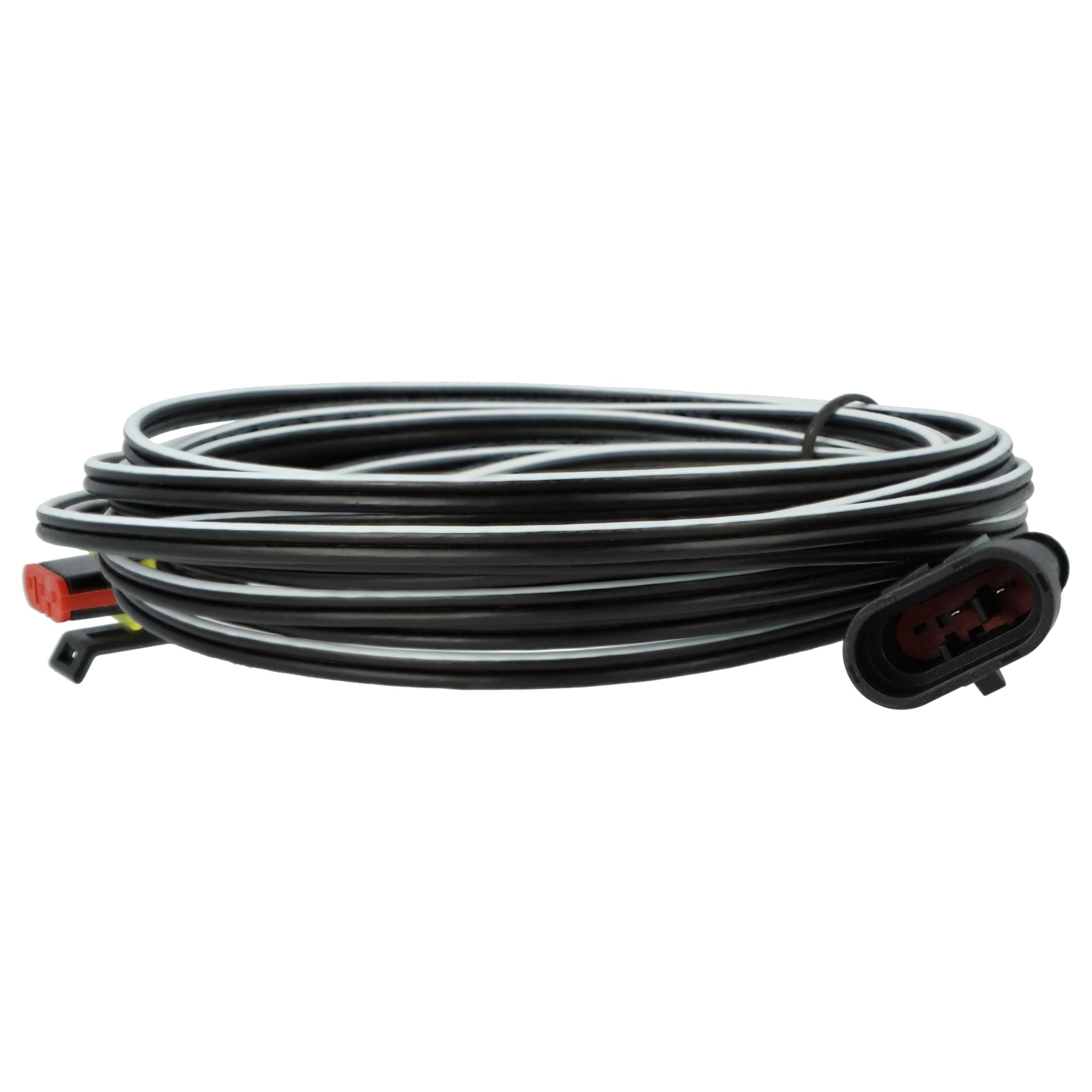 vhbw 1x alimentatore, 1x cavo a bassa tensione 5 m compatibile con McCulloch ROB S800 (2020) tosaerba
