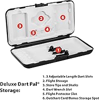 Vista 6 de Viper V-Factor - Juego de dardos de punta suave 90% tungsteno con estuche