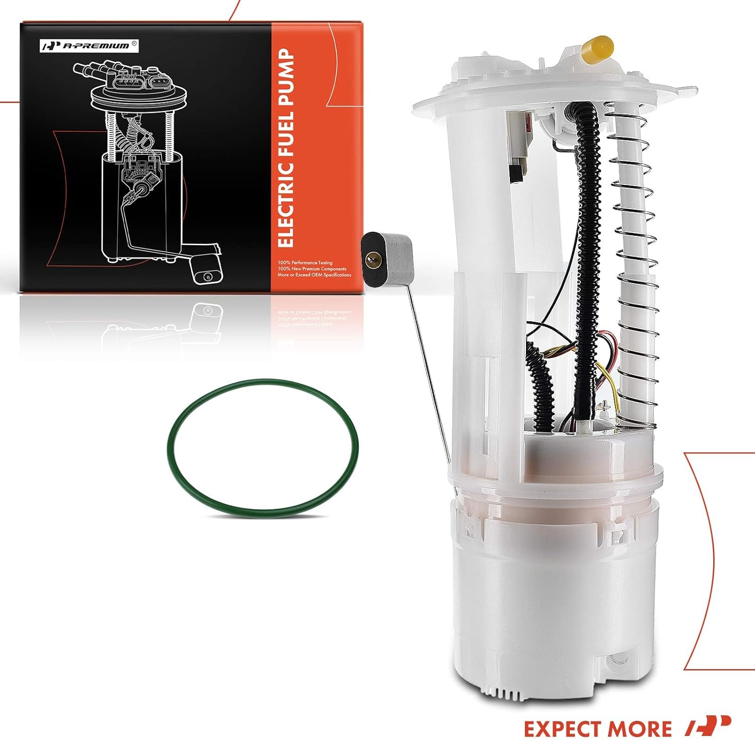 A-Premium Electric Fuel Pump Module Assembly with Sending Unit Compatible with Jeep TJ Wrangler 2005 2006, 2.4L 4.0L, Gas, Replace# E7200M, 5161335AD