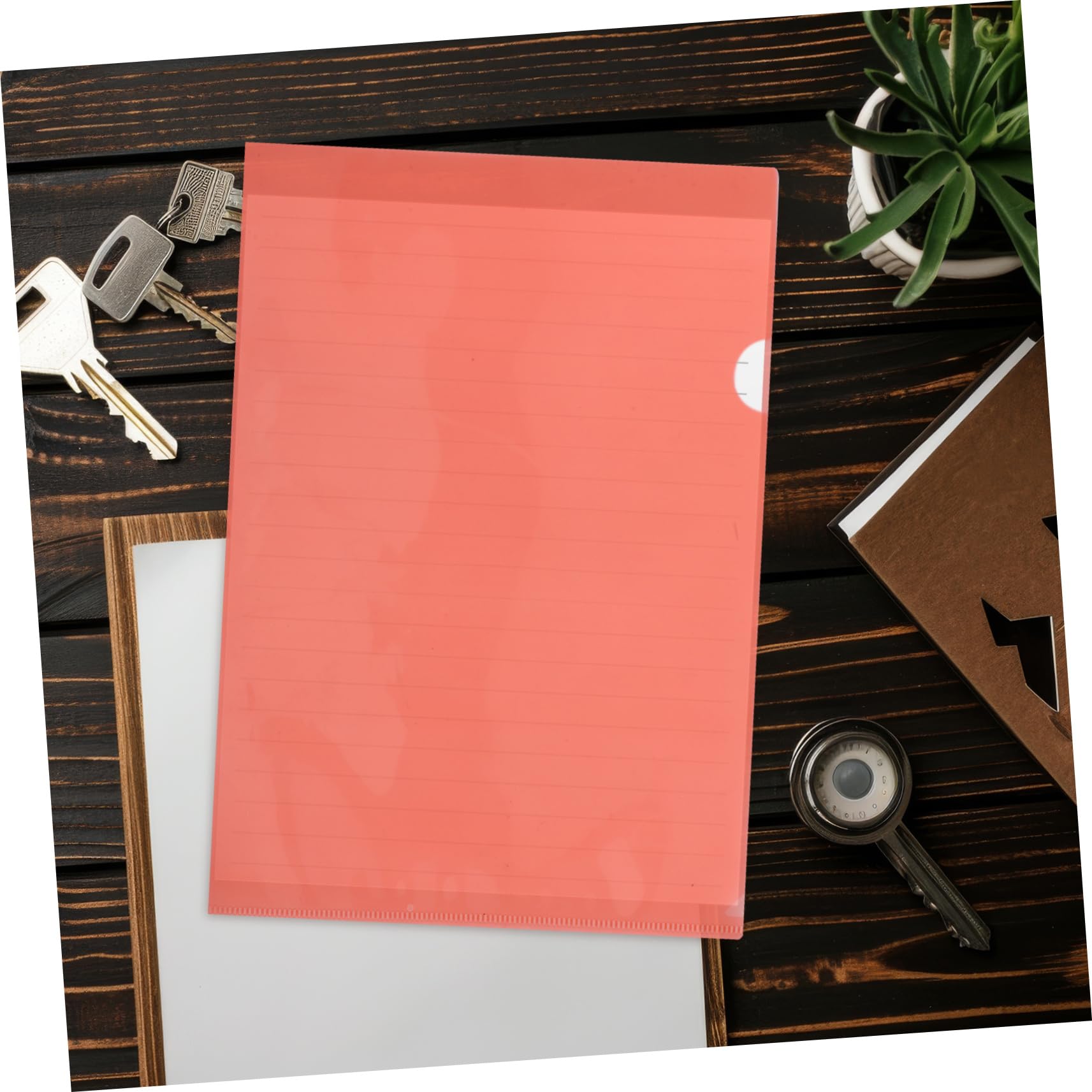 36 Klarsichthüllen aus Kunststoff im A4-format für Dokumente | Transparente Projekthüllen, Einfache Organisation und Aufbewahrung, 36 Stück für Büro und Schule