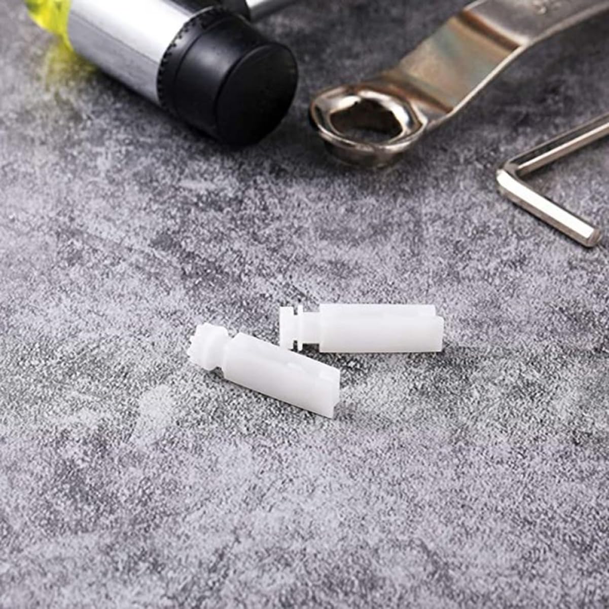 PRETYZOOM 100pièces Tiges De Remplacement PVC pour Stores Verticaux Accessoires De Réparation De Stores à Lamelles Verticales