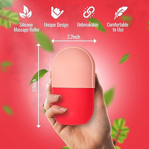 Miniatura 2 de Molde de silicona para rodillo de hielo facial para infusiones de cuidado de la piel en casa, alivio de la hinchazón ocular, masaje refrescante