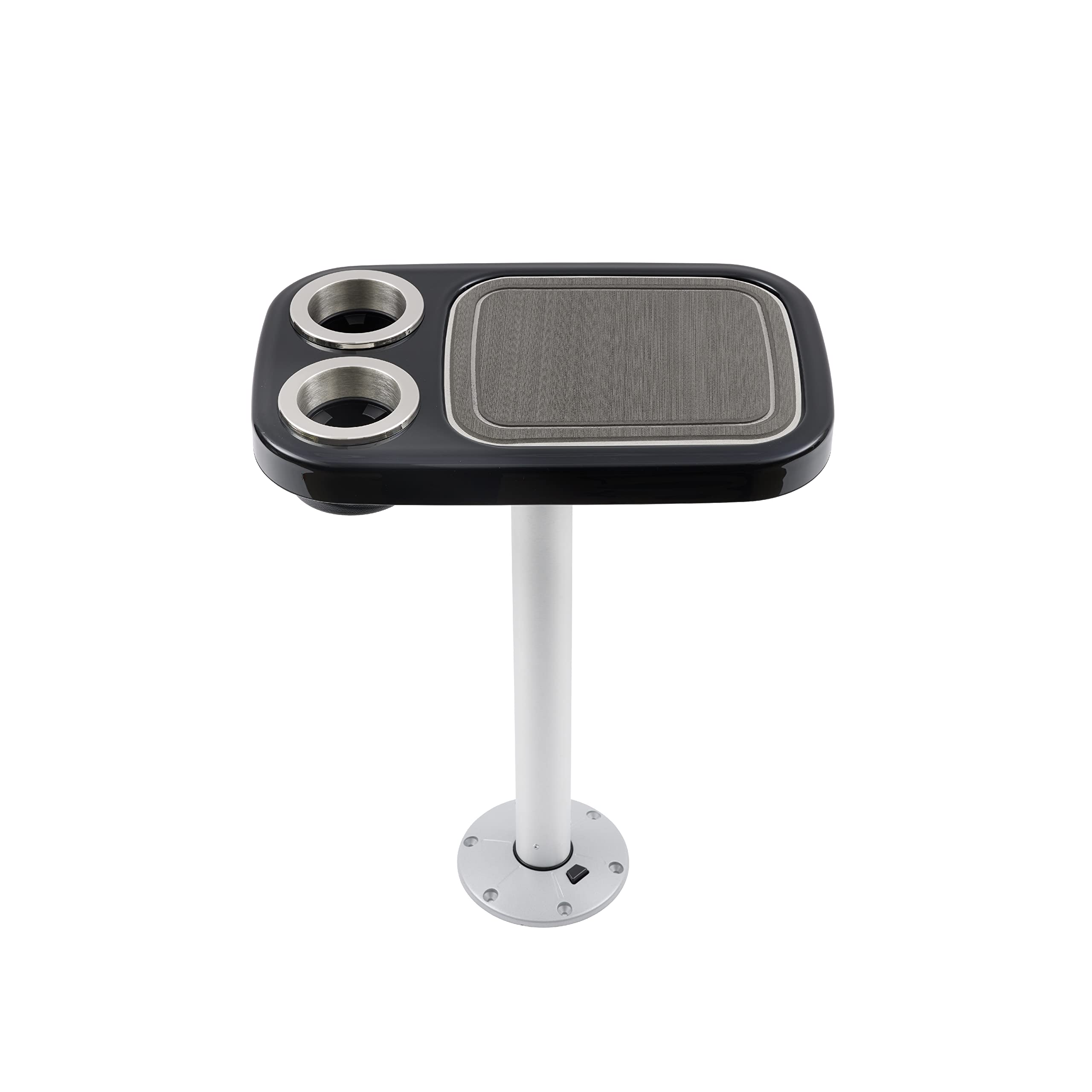 Manufacturers' Select ITC Marine Cocktail Boat Table Leg Set. Pontoon Accessories, Marine Pedestal Table with Center Foam Mat