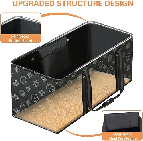 Miniatura 4 de ASXSONN Bolsa de mano extra grande con marco de alambre de metal, bolsa grande estructurada con fondo duro, bolsa de coche, bolsa de playa