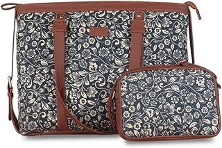 ZOUK Women's Vegan Handcrafted - Office Bag and Shoulder Tote Bag Combo | Office| College| Women Price In India