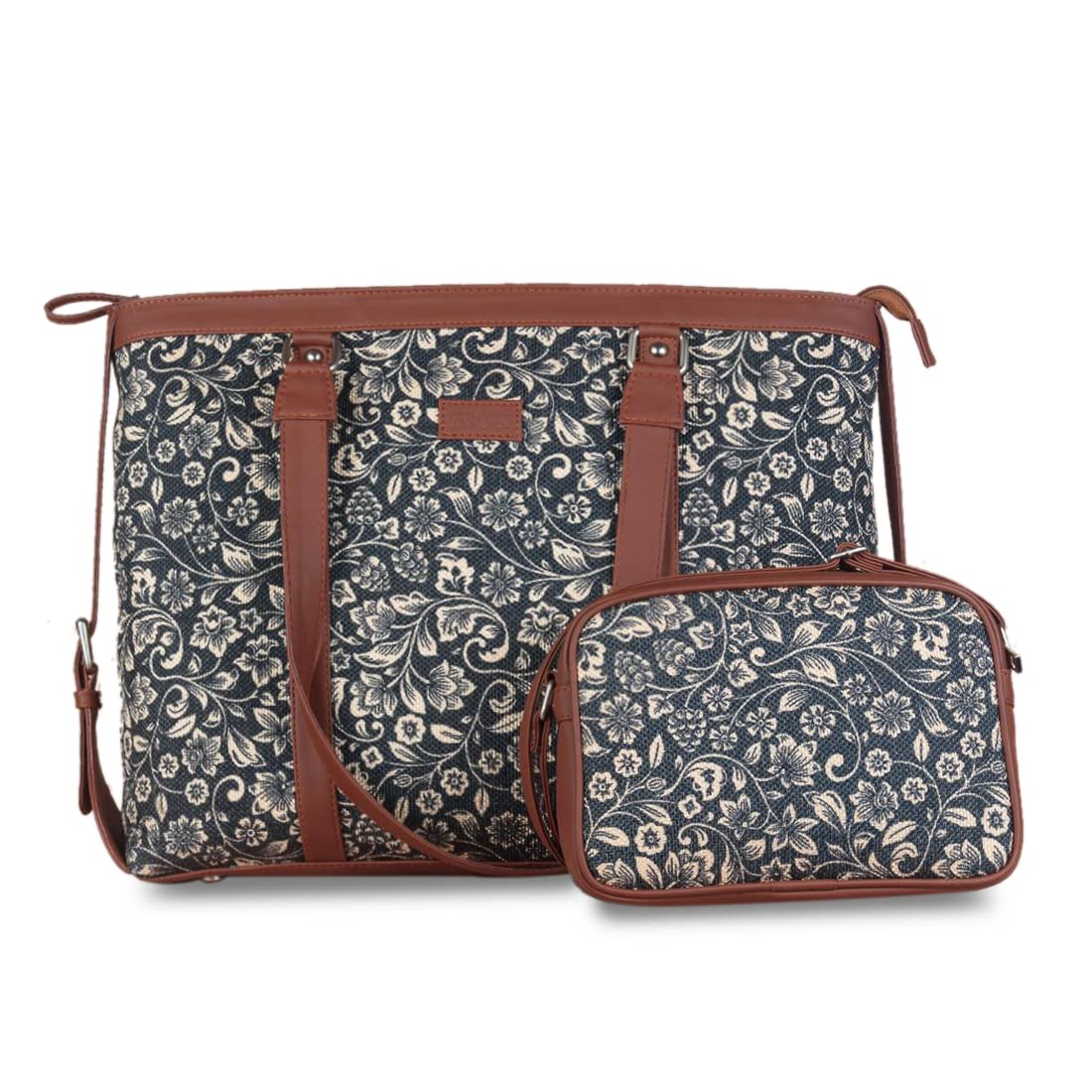 ZOUK Women's Vegan Handcrafted - Office Bag and Shoulder Tote Bag Combo | Office| College| Women - Review, Price and Buying Guide