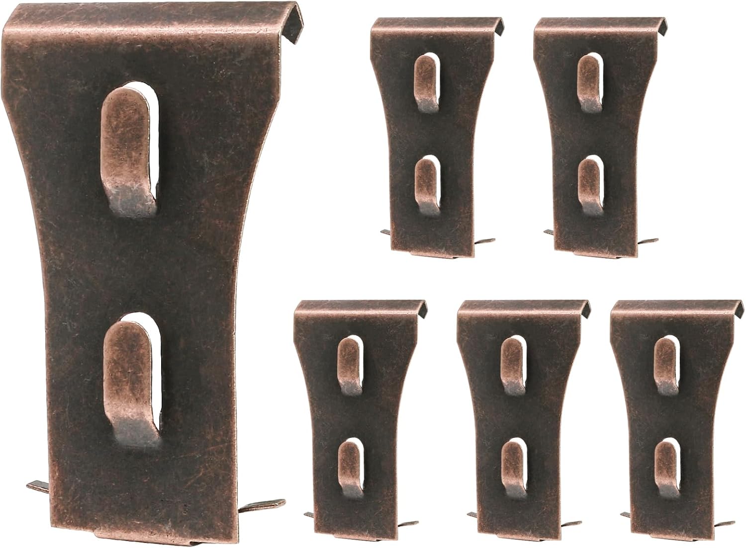 Biaungdo 6 Pcs Brick Wall Clips, Steel Brick Hook Clips