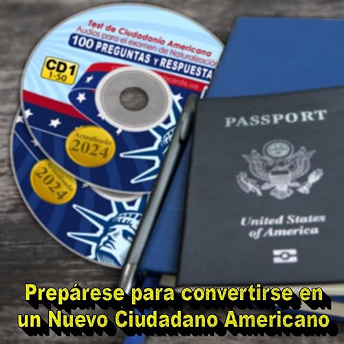 Miniatura 2 de Ciudadania Americana 2024 English and Spanish - Ingles y Español - with all Official 100 Uscis Questions & Answers Usa Naturalization Civic Question