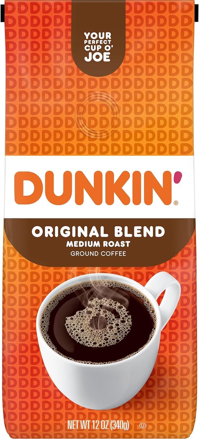 Dunkins Original Blend Medium Roast Ground Coffee, 340g (Imported)