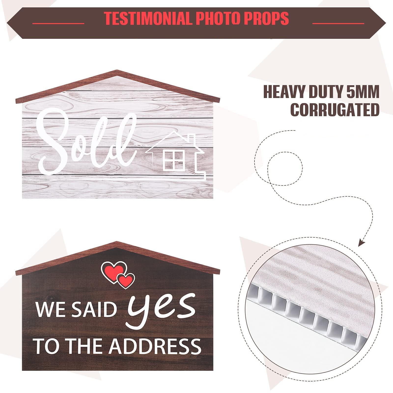 Sold Prop Sign Snapklik.com : Real Estate Sold Sign For New Homeowners, 16.7 Inch ...