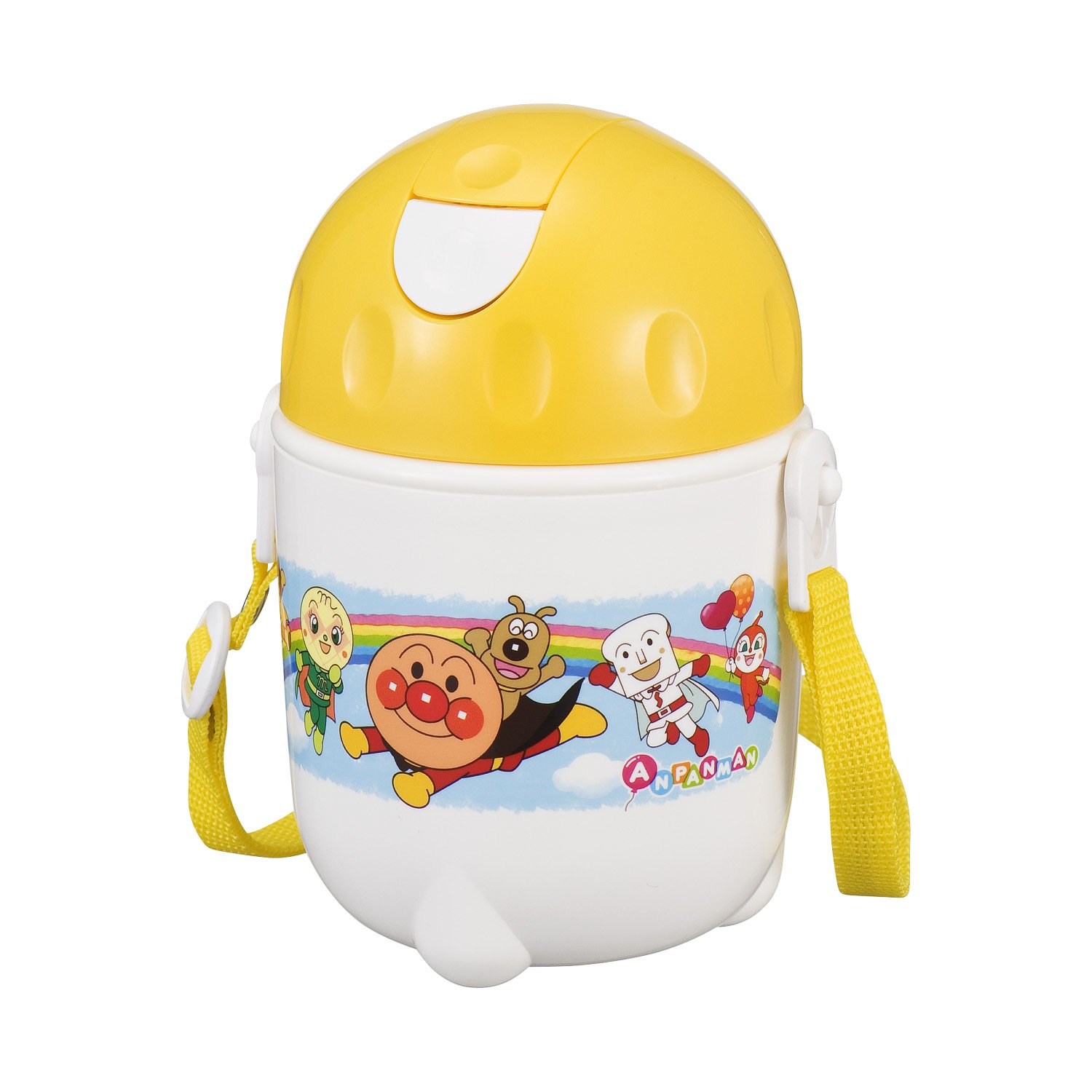 Lec Anpanman Water Bottle with Straw