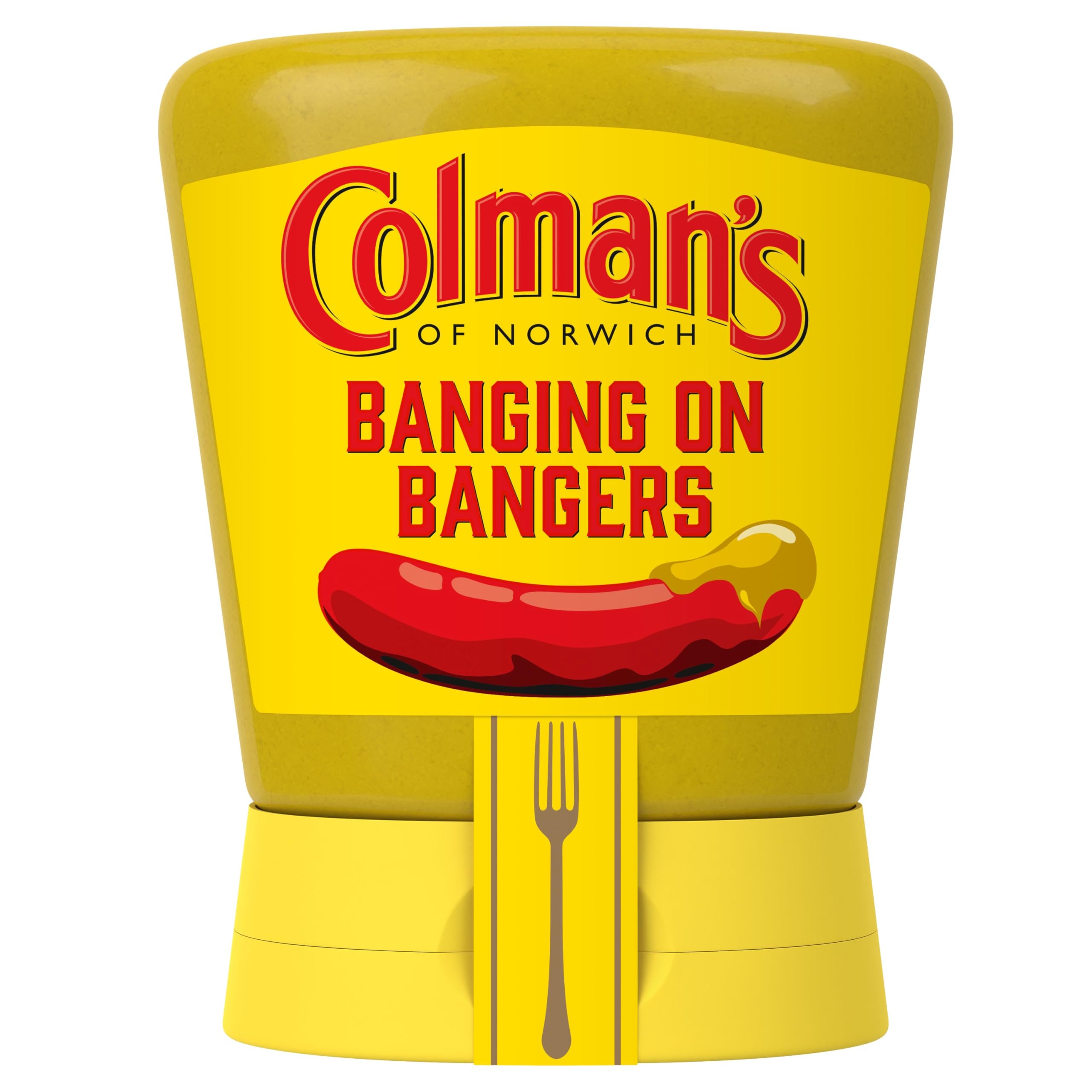 Colman's Senape Inglese Originale nel pratico formato squeeze top down, senape inglese superfine e vegana, macinata doppia (6 Pezzo (6 x 150g))