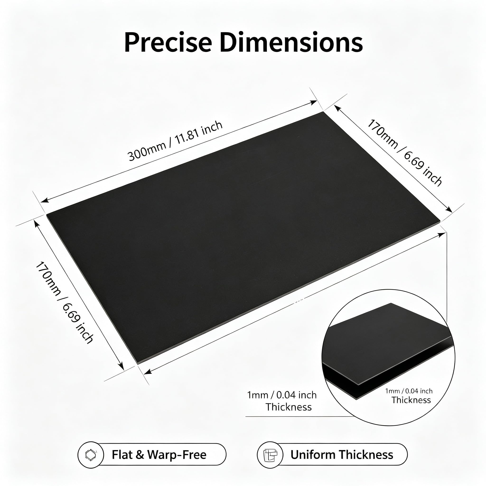 FR4 Fiberglass Sheet - 1mm Thick for RC Models & DIY -3 FR4 Fiberglass Sheet - 1mm Thick for RC Models & DIY -3