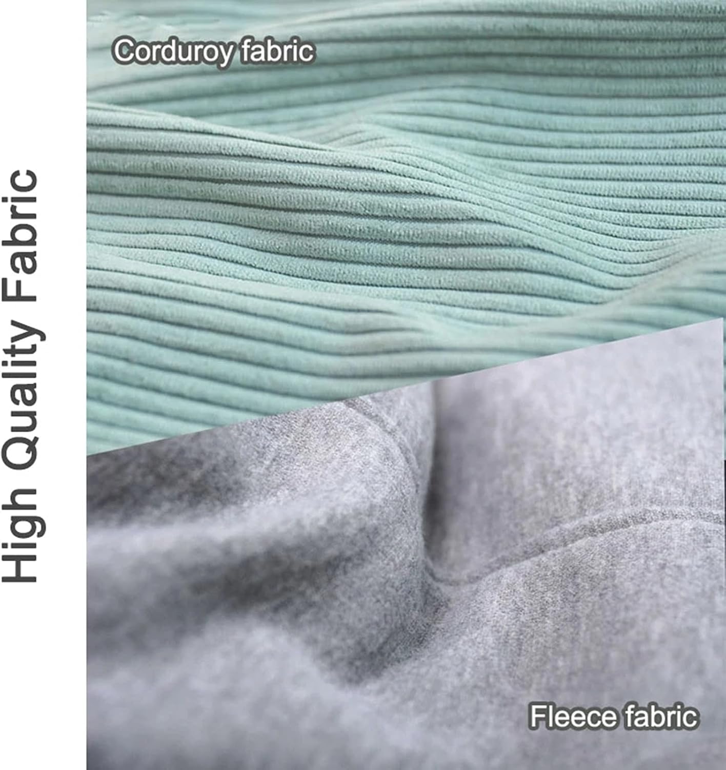 LDIW Storage Bean Bag Chair Cover for Kids, Stuffed Animal Plush Toys Holder and Organizer Soft Premium Corduroy Without Filler,Pink