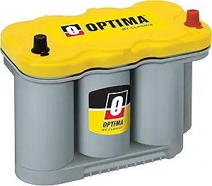 OPTIMA Batteries High Performance D27F YellowTop Dual Purpose Sealed AGM Car, Truck and SUV Battery, 830 CCA, Maintenance Free, Versitile Mounting