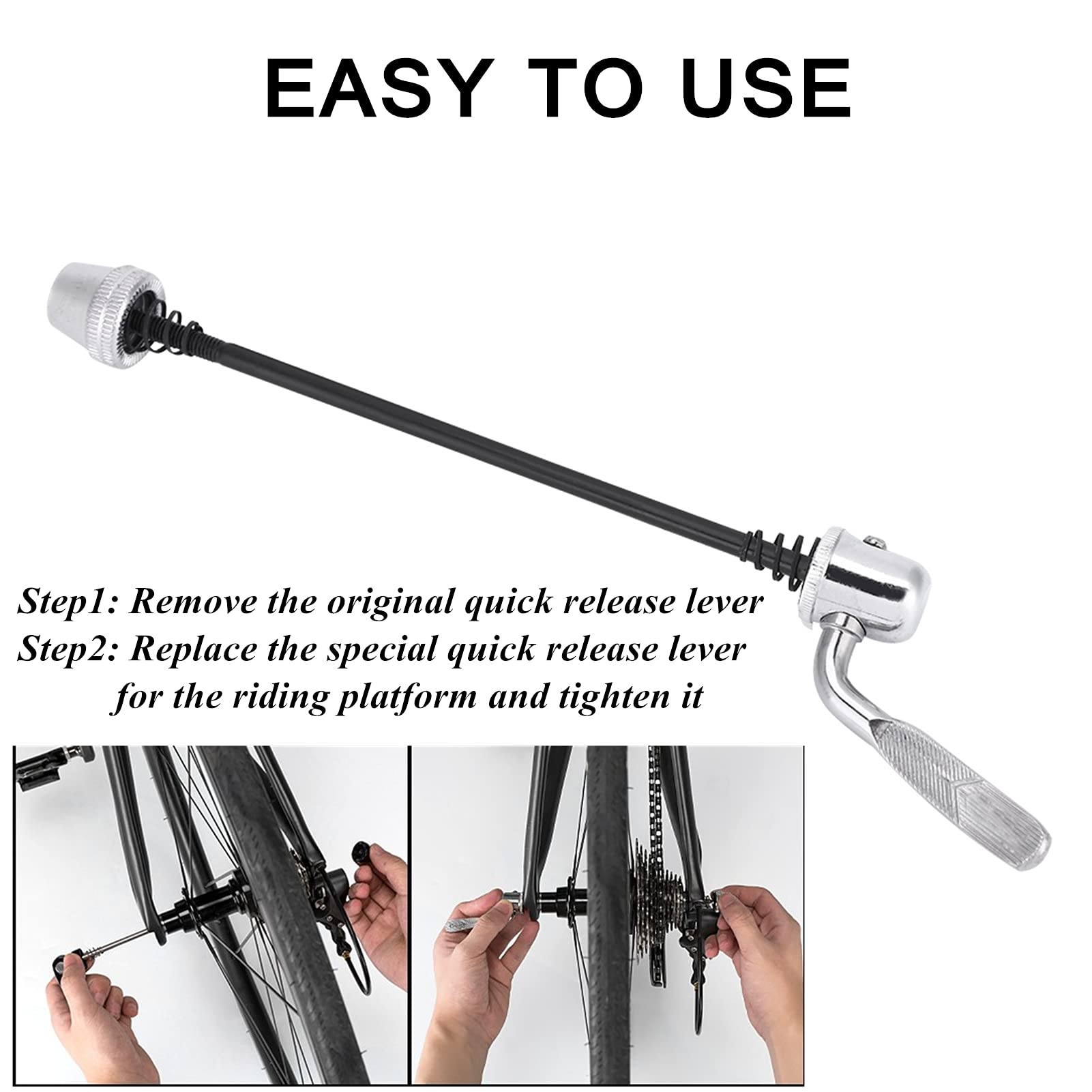 Alomejor Spiedino a Sgancio Rapido per Bicicletta Assale a Sgancio Rapido Spiedino Ruota per Bici da Strada MTB