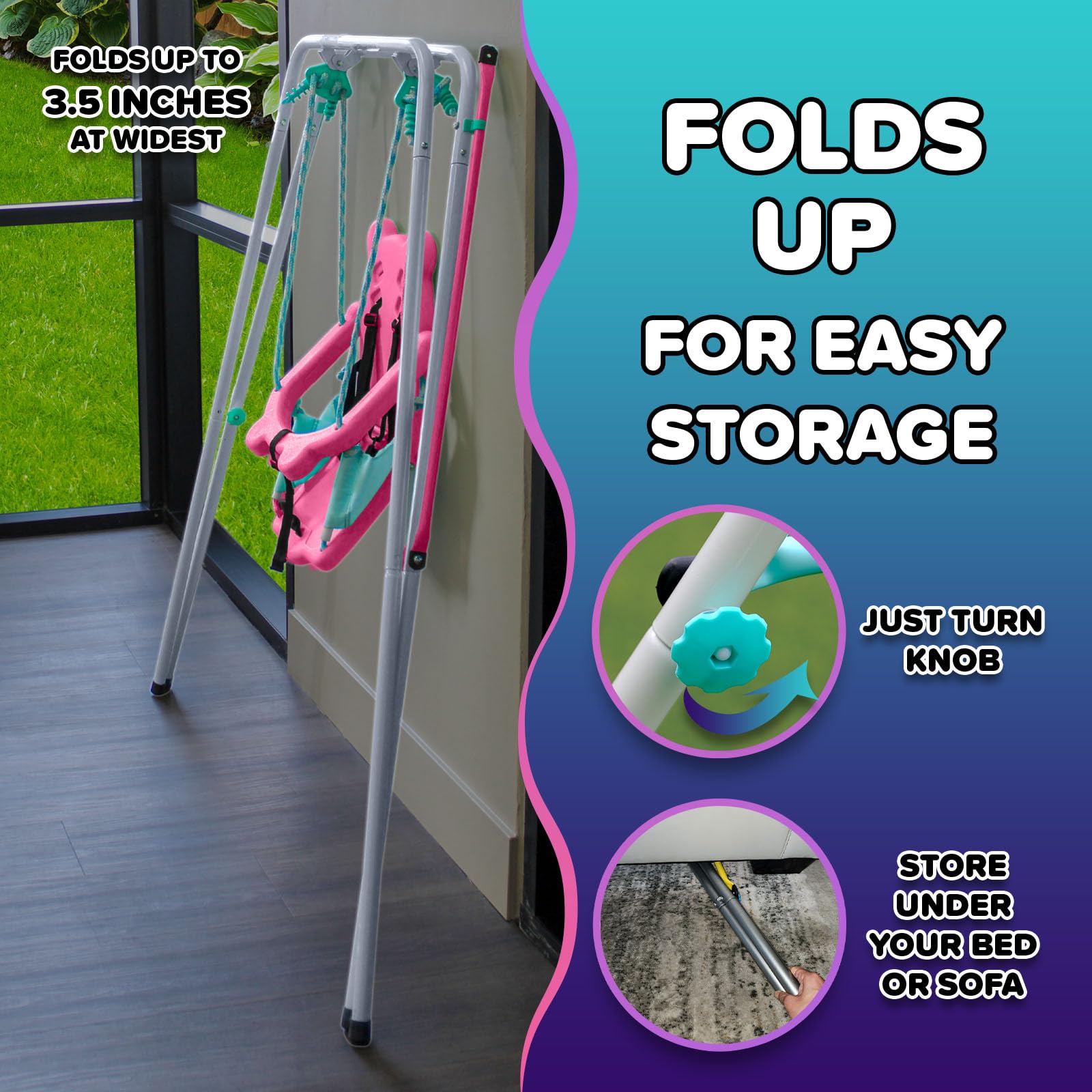 Amazon.com: Sportspower FNS-003 My 1st Toddler Swing: Heavy-Duty