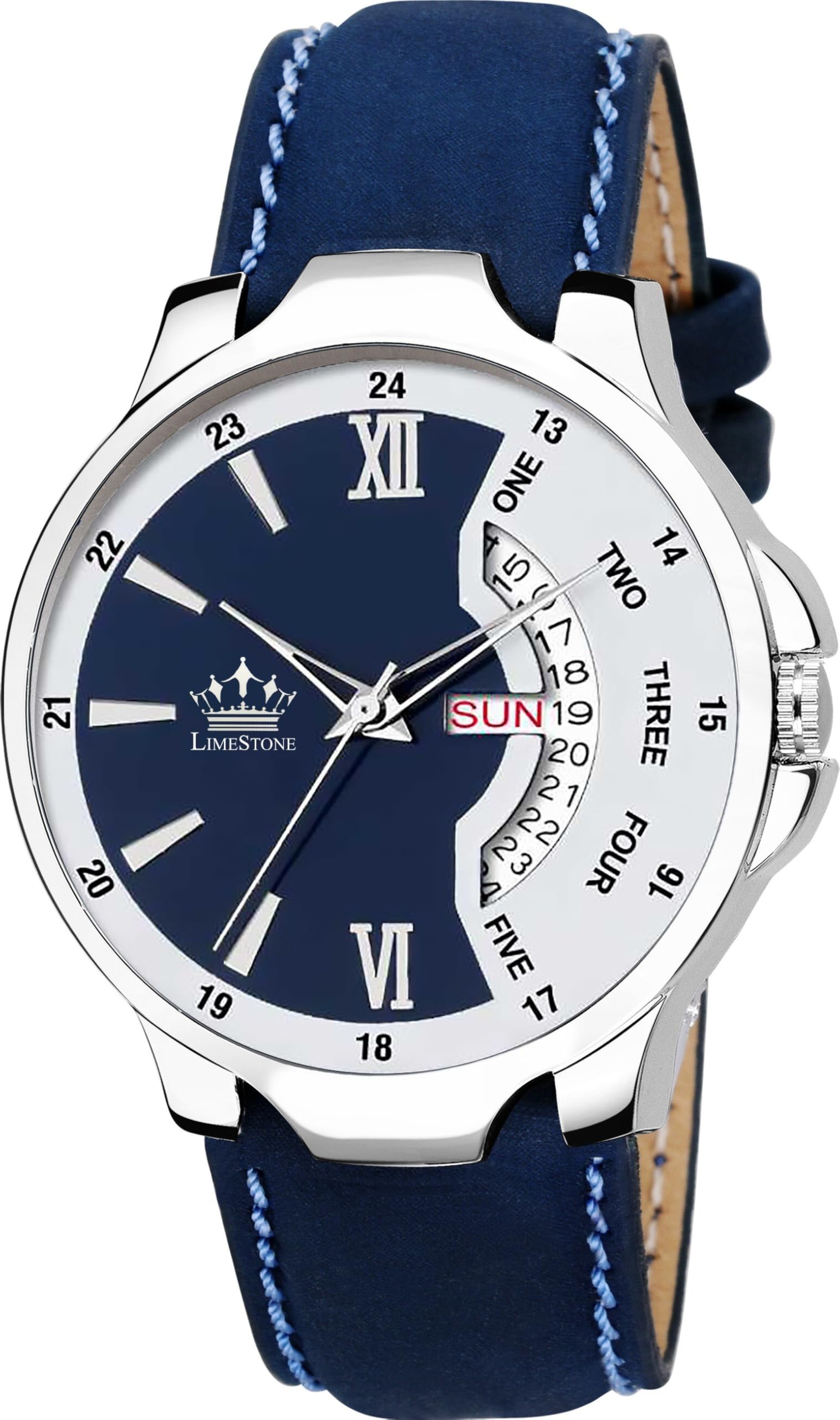 LimeStone Avatar Day and Date Functioning Quartz Analog Watch - for Men () (B0D988BNZ9) Amazon Price History, Amazon Price Tracker