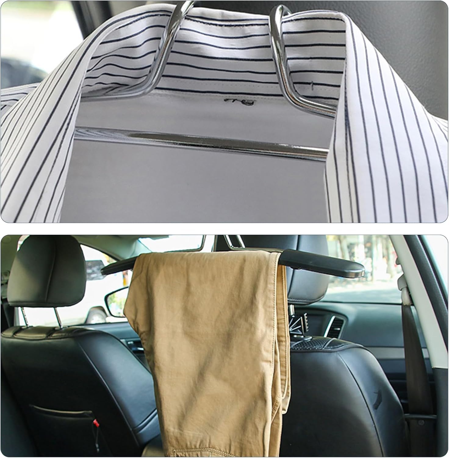 Appendiabiti per Auto per Phaeton EOS Beetle Scirocco Caddy Amarok, Porta Giacca poggiatesta, Appendiabiti da Viaggio, Gancio Appendiabiti Automobile