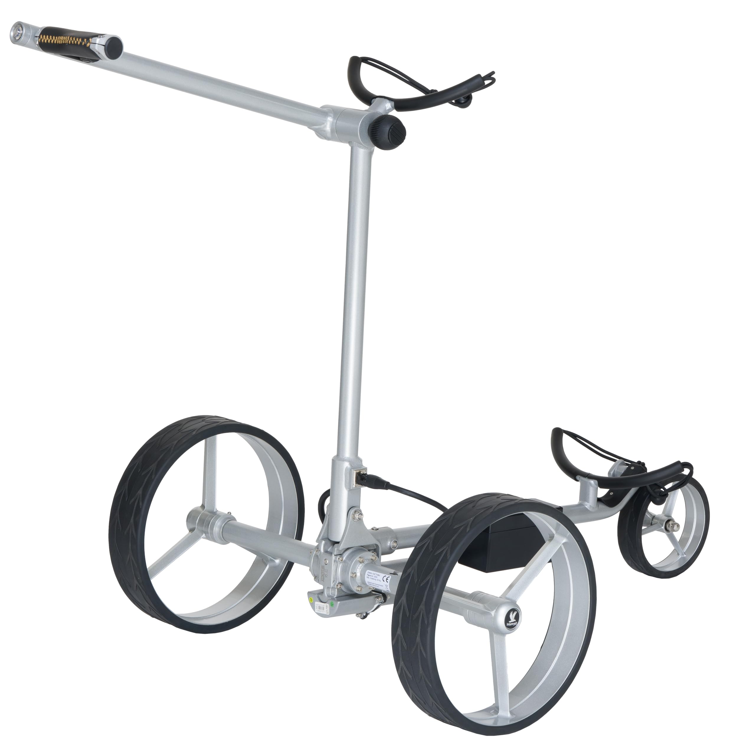 Leisure Golf Elektro Golftrolley Figus mit Bergbremse und Distanztimer, mit Zubehörpaket. Preis/Leistungs Top