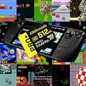 Steam Deck 512GB Custom Retro Batocera V41 UPDATED System, Pre-Loaded, THOUSANDS of Titles, DOZENS of Systems. On BRANDED Micro SD. Plug-and-Play. OLED Compatible
