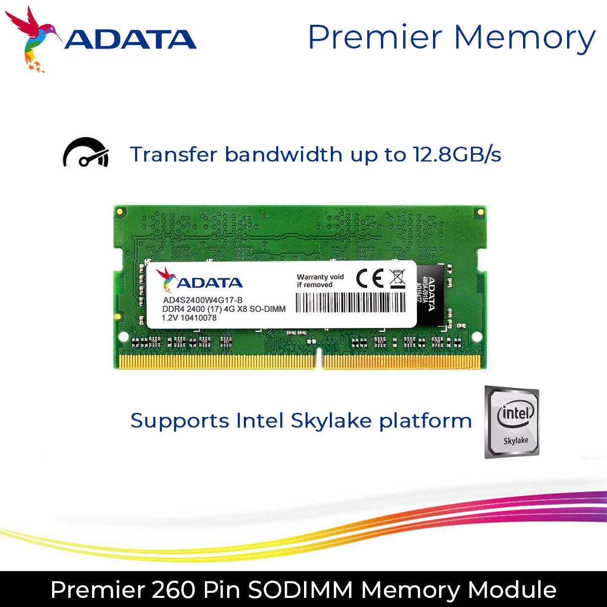 Amazon.in: Buy ADATA Premier DDR4 2400MHz 4GB SODIMM Memory Module