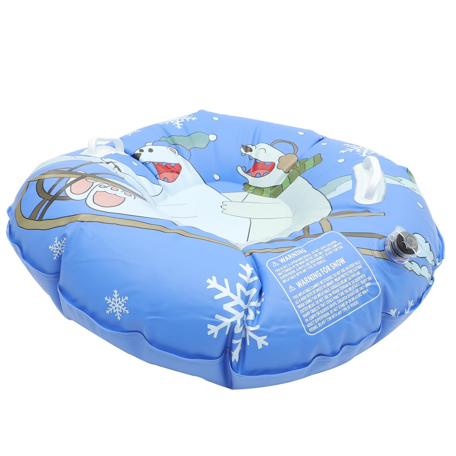 Anneome Slittino Gonfiabile da Neve Tubo di Neve Ispessito per Adolescenti e Adulti all Aperto per Inverno