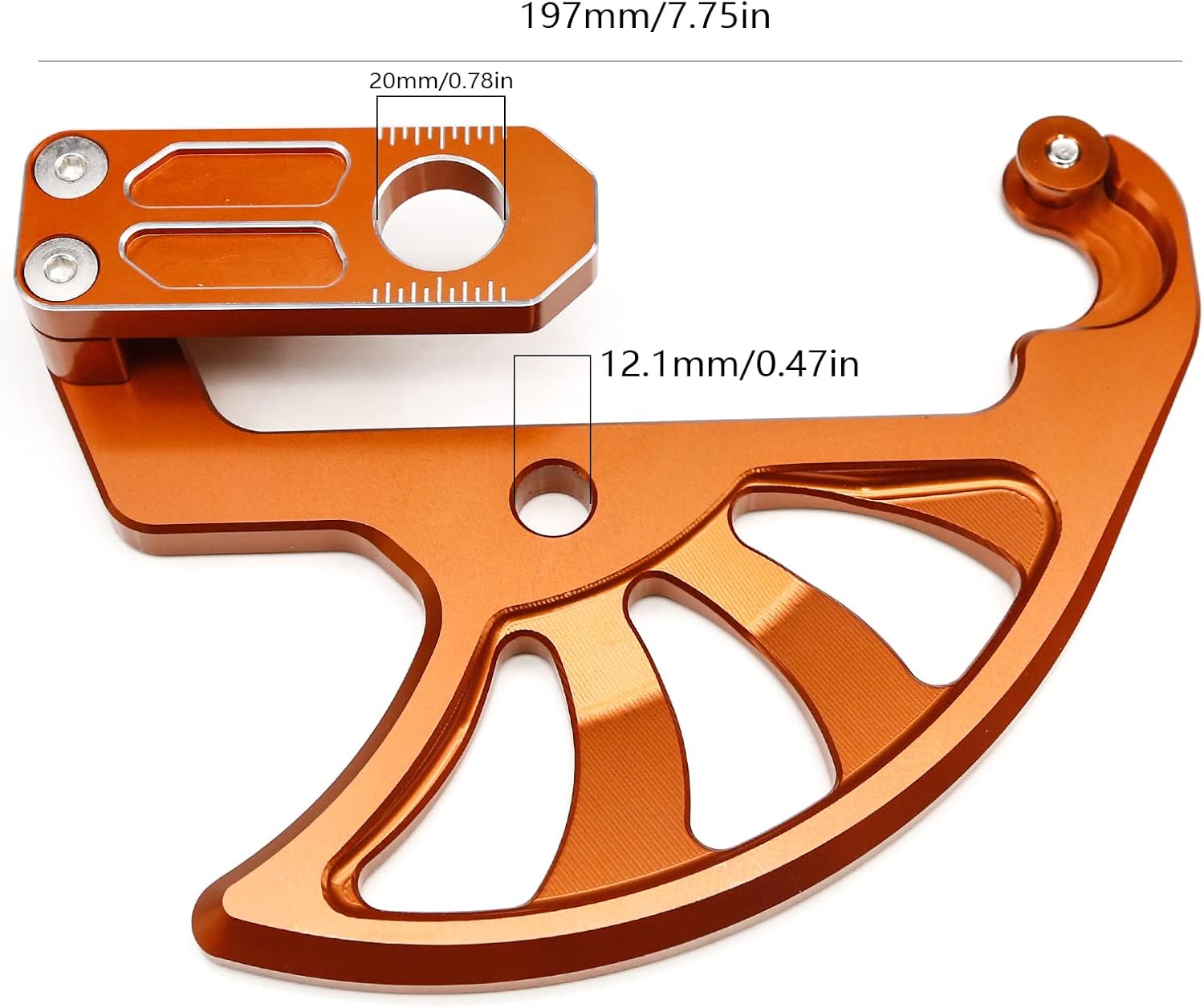 Rear Brake Disc Rotor Guard Brake Disc Cover Protector for 85 SX 2013-2020 Freeride 250R 350 2014-2017 (Orange)