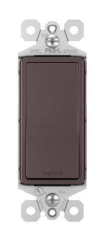 Vista 12 de Legrand Radiant TM874DBCC6 Interruptor de pared basculante de 15 amperios, interruptores de luz decorativa de 4 vías, bronce oscuro (1 unidad)