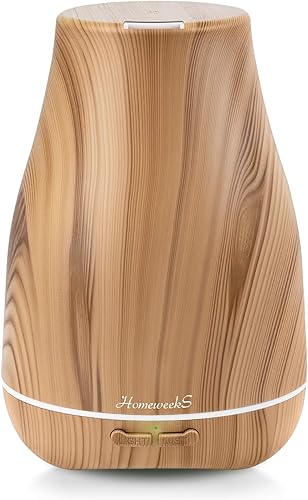 Difusor de aceite esencial de aromaterapia para habitación humidificador de aire de 3.4 fl oz, aroma de aroma, difusores de niebla fría, luz disponible en Yaxa Colombia