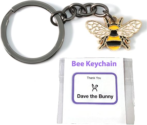 Dave The Bunny Bee Keychain