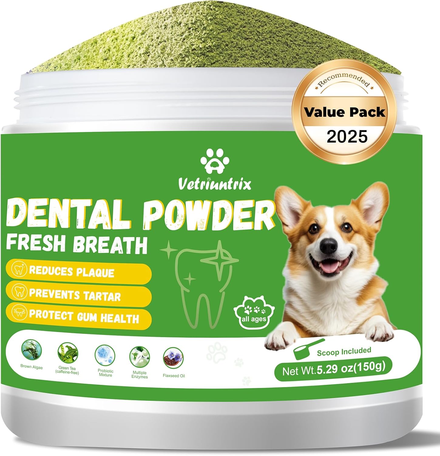 Vetriuntrix Dog Teeth Cleaning Powder