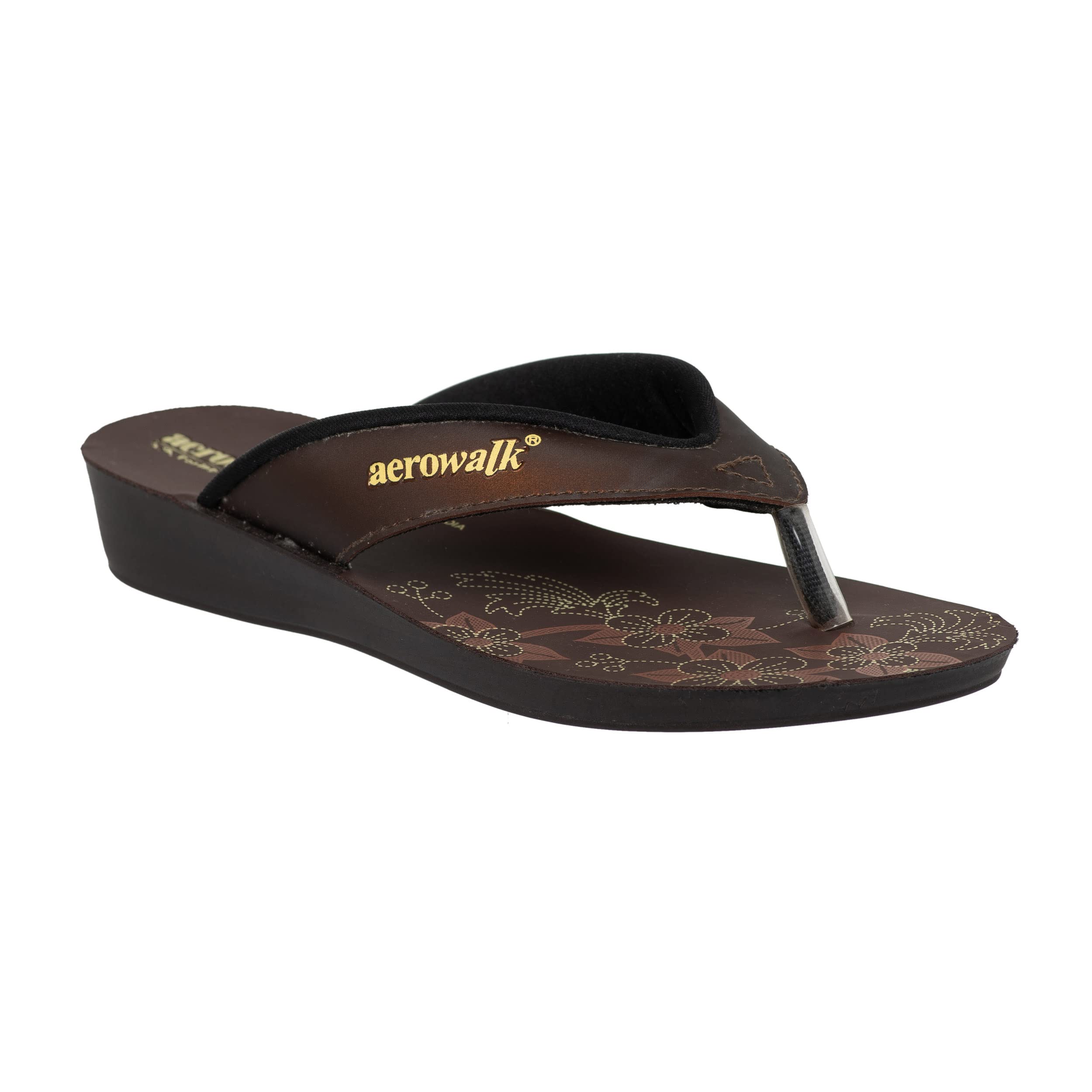 AEROWALK Stylish Fashion Sandal/Slipper for Women | Comfortable| Lightweight | Anti Skid | Casual Office Footwear (91N1_COPPER_41) (B0BX8Z39L9) Amazon Price History, Amazon Price Tracker