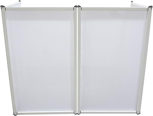 Miniatura 4 de Harmony Audio Aluminum Portable DJ Facade Booth Scrim &amp; 54" Workstation Table