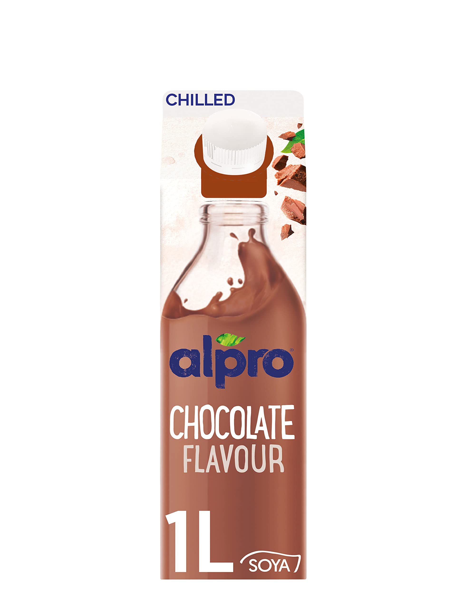 Chocolate Soya Plant-Based Chilled Drink, Vegan & Dairy Free, 1L