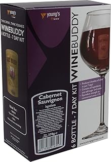 WineBuddy Cabernet Sauvignon 6 Bottle - Home brew Wine Making Kit