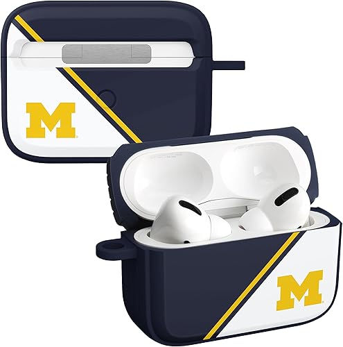 Affinity Bands Michigan Wolverines Champion Series HDX - Funda compatible con Apple AirPods Pro