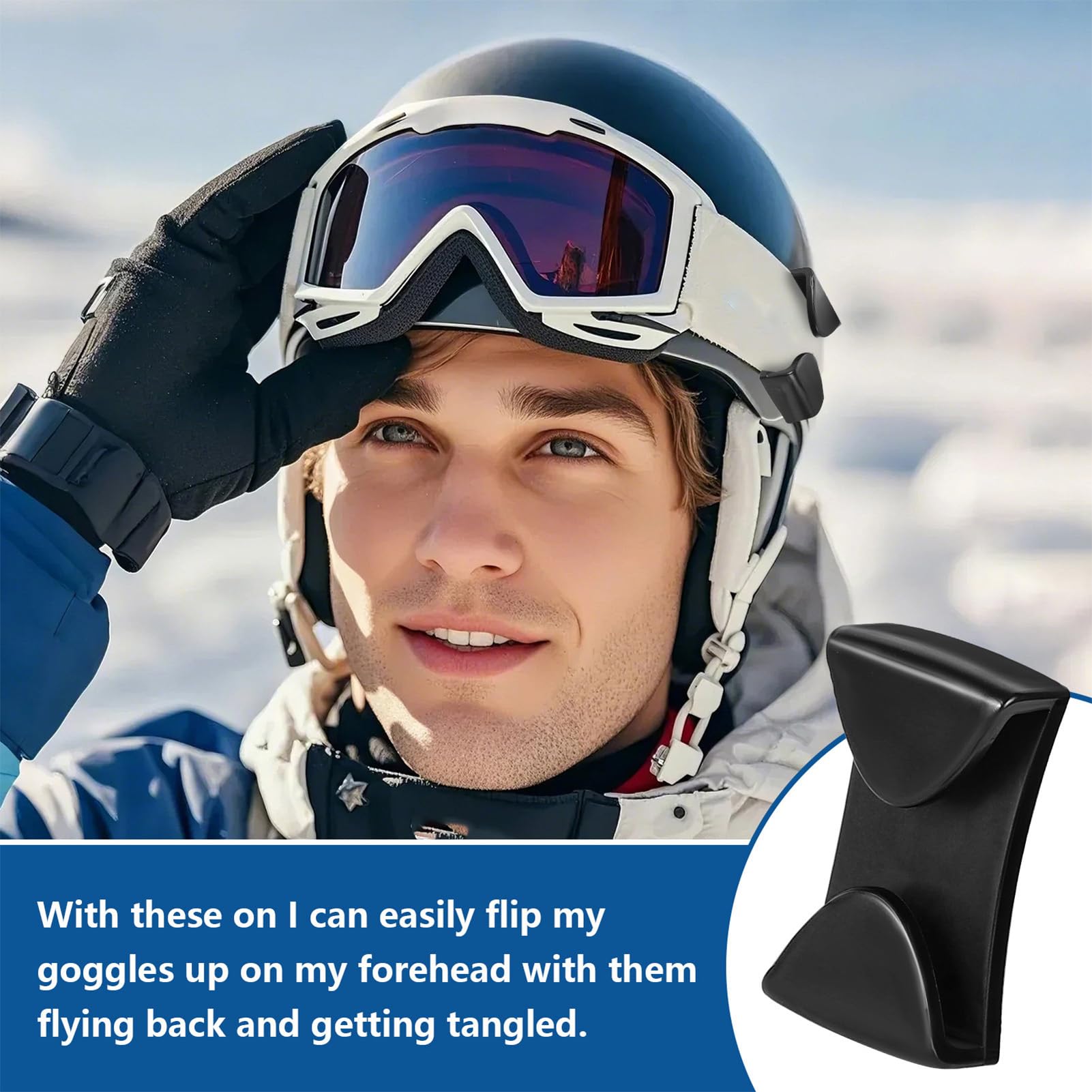 Ski Helmet Goggle Clip - Ski Helmet Goggle Clip Replacement | Ski Goggle Clips