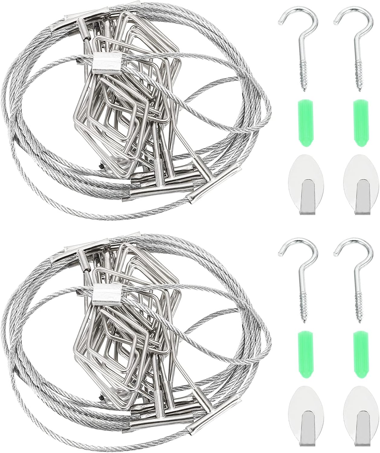 PATIKIL 5.3 Ft Steel Wall Hanging Photo Display Cable Wire