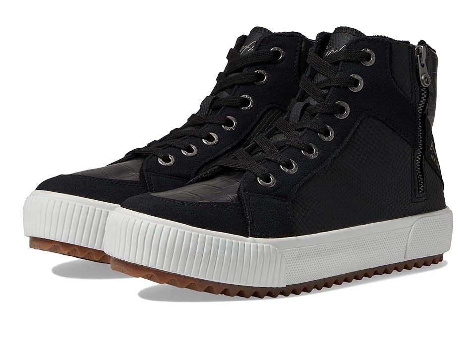 Blowfish Malibu Rezzie (Black Cobra/Cool Croco/Amber) Women's Shoes INTERNATIONAL SHIPPING