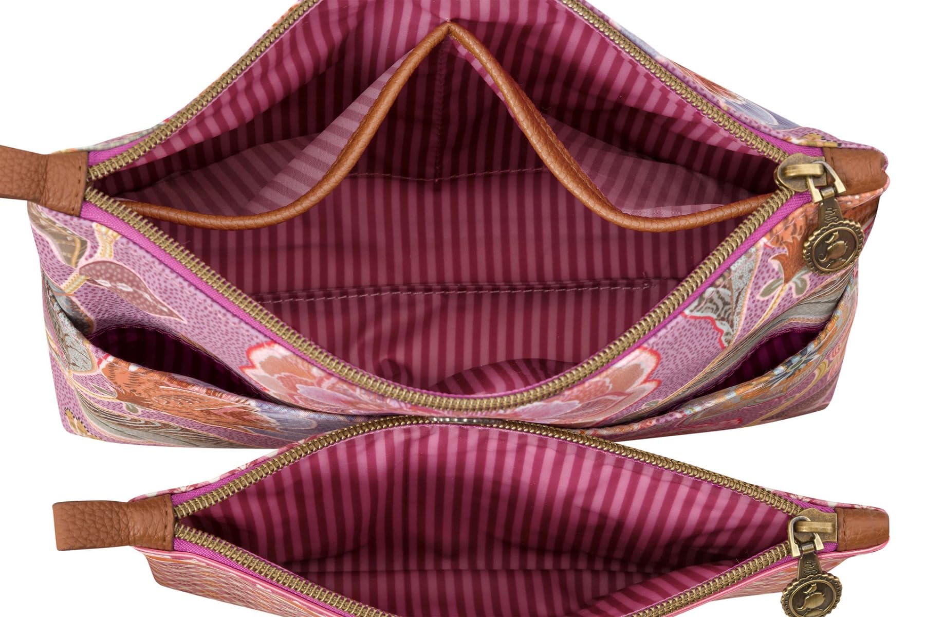 Pip Studio Caryn Kosmetiktasche Kombi Matata lila 26x7,5x18cm/22x1x13cm